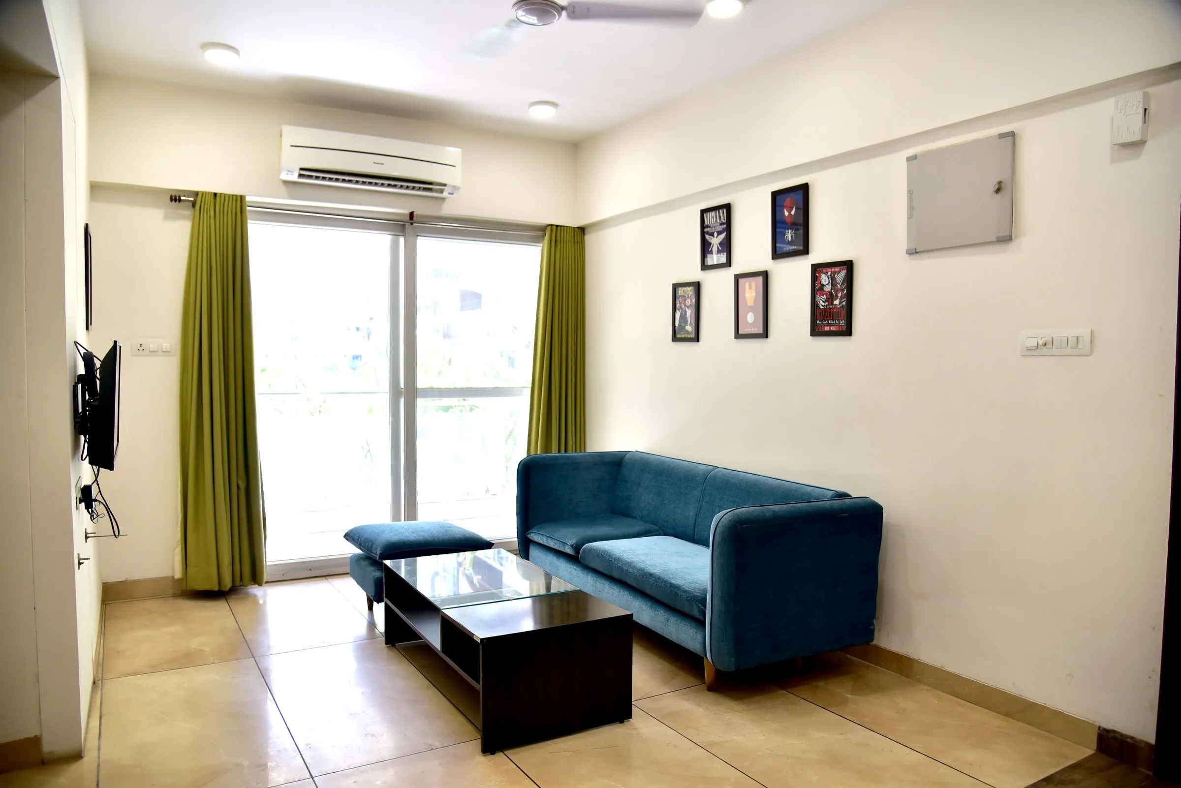 Living room of a furnished home
