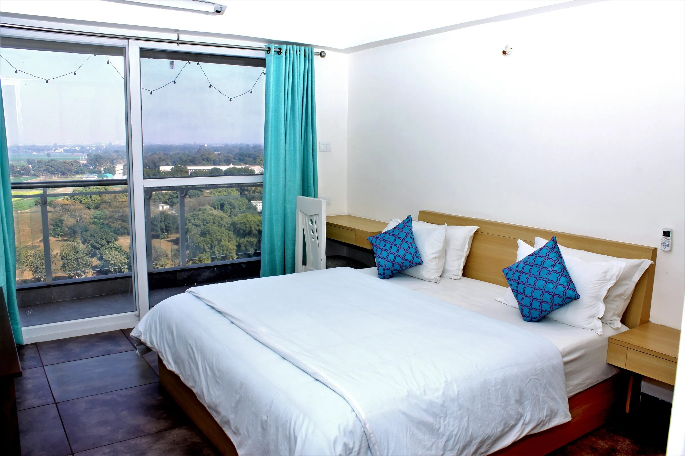Bedroom of a furnished home