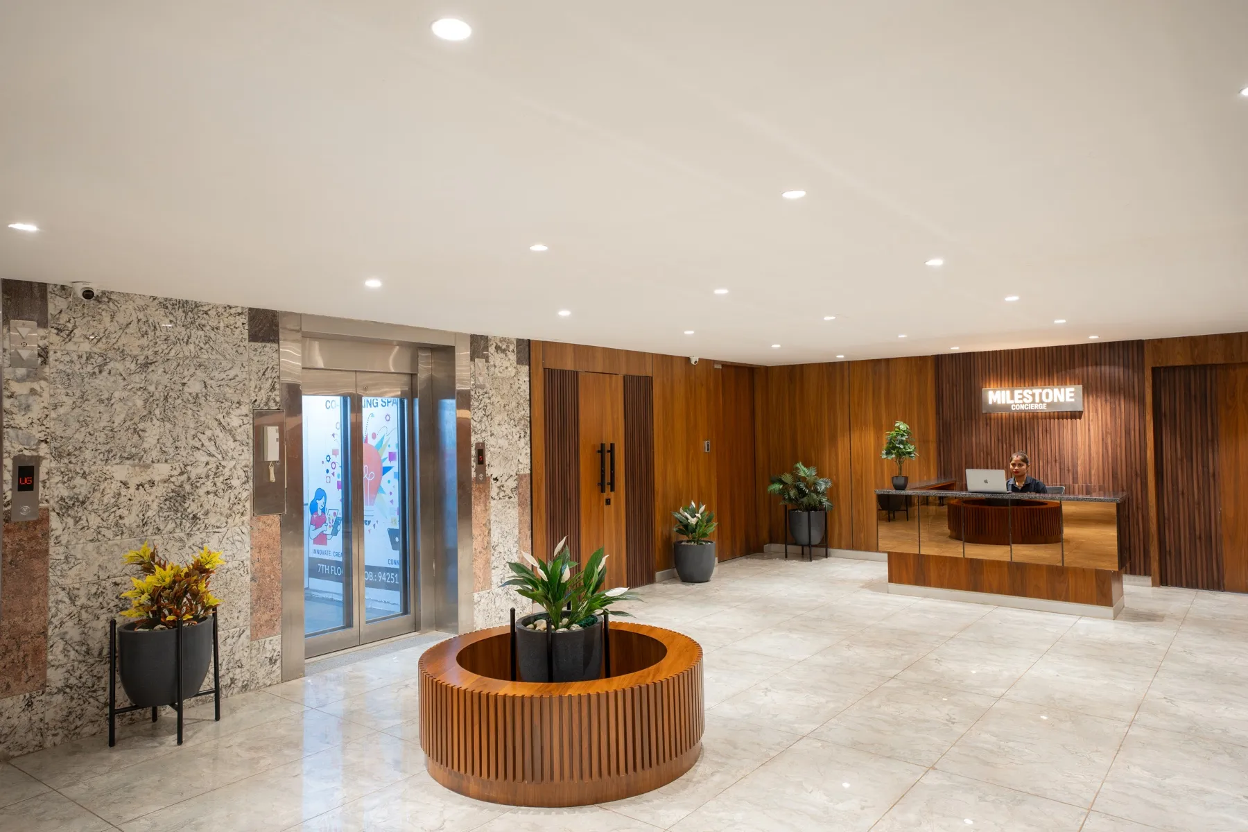 MileStone Conference reception desk