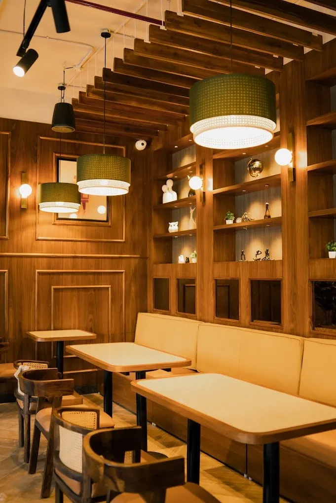 Inside the café