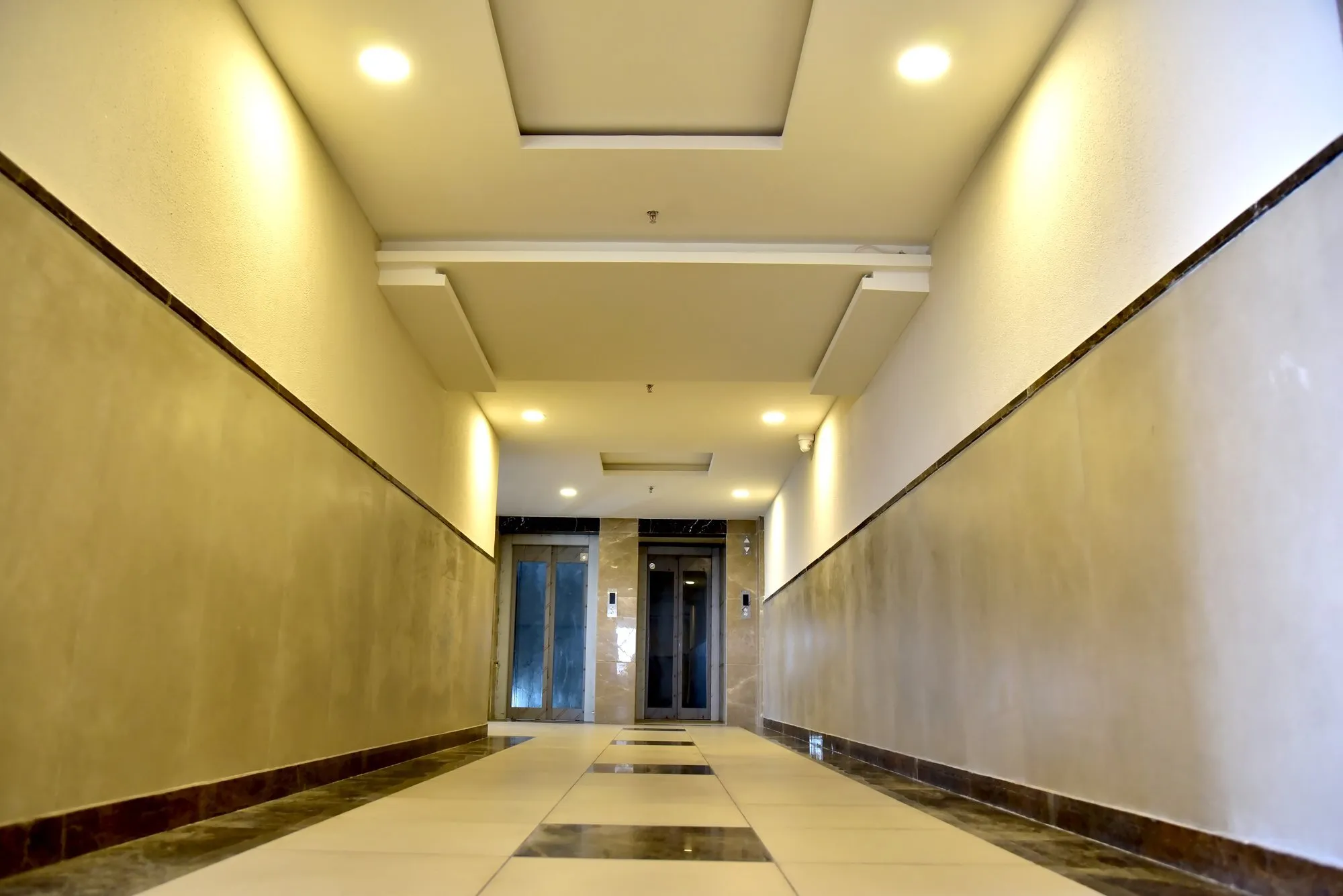 Lift lobby at Keshar Towers