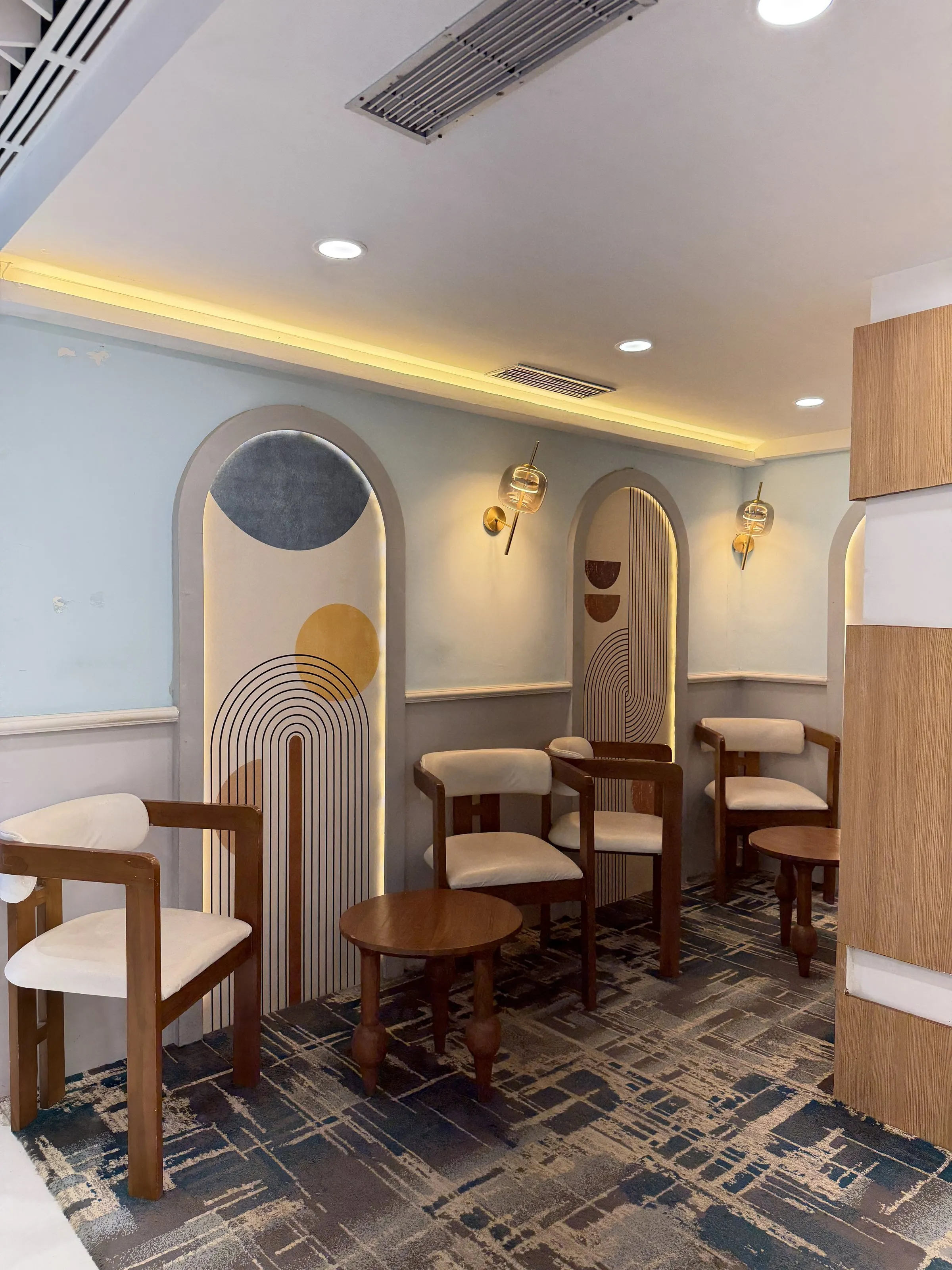The café corner at MileStone Coworking