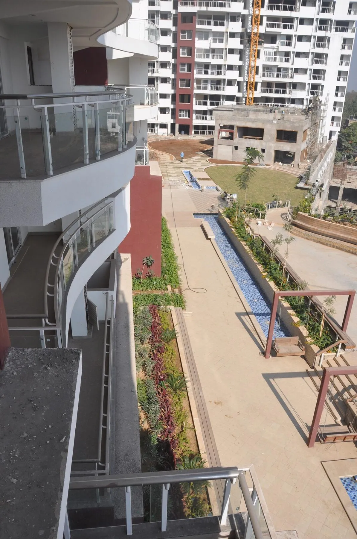 Keshar Apartments from the podium