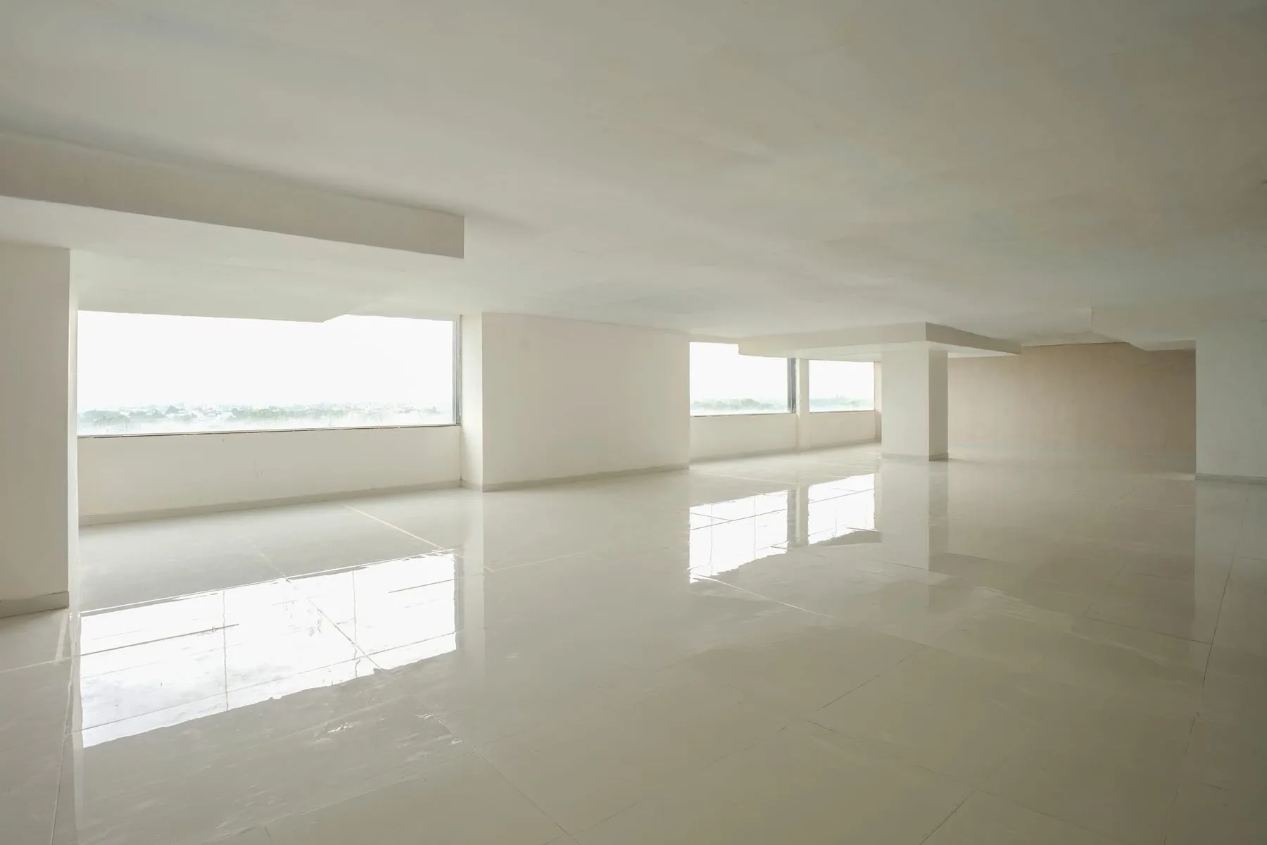 Bare-shell office floor at Keshar Towers