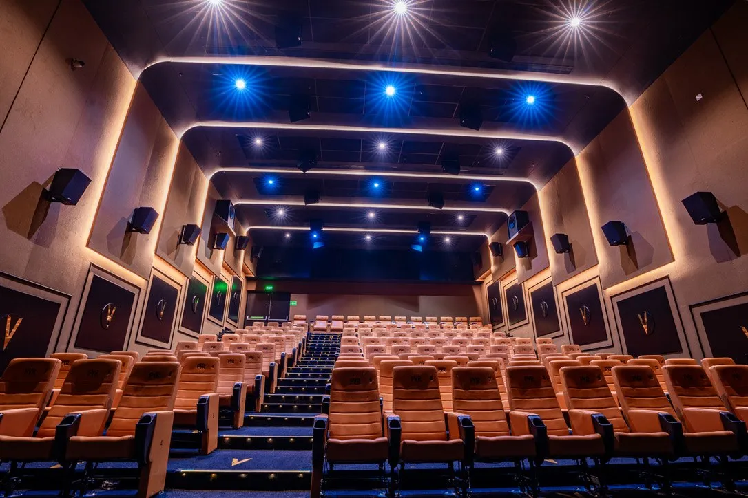 Blue auditorium